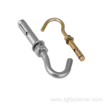 M12 stainless hook bolt sleeve expansion anchor